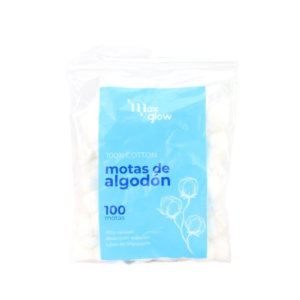BOLAS DE ALGODON MAXGLOW 100 UNIDADES