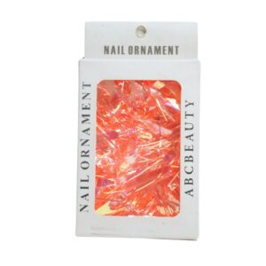 PAPEL NARANJA PARA DECORAR UÑAS