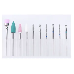KIT DE PUNTAS PARA MANICURA RUSA 10 PIEZAS