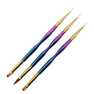 KIT DE PINCEL LINER DOBLES PARA DECORAR X3