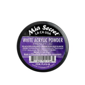 POLVO ACRILICO MIA SECRET WHITE 1/2 ONZA