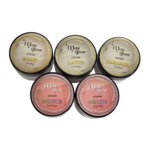 POLVO ACRILICO COVER GLITTER MAXGLOW 1OZ