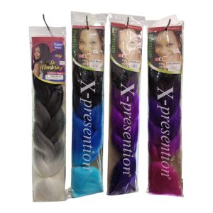 KANEKALON DE TRES COLORES - EXTENSION DE CABELLO
