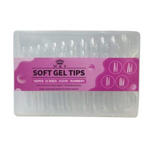 UÑAS SOFT GEL JELLY TIPS M&Y 192 PIEZAS