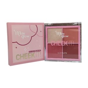 PALETA DE RUBOR - ILUMINADOR EN POLVO CHEEK IT! MAXGLOW