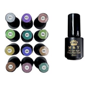ESMALTE SEMIPERMANENTE OJO DE GATO M&Y